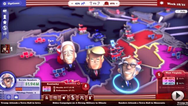 The Political Machine 2020 Free Download gameplay