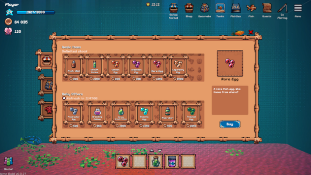Tiny Aquarium: Social Fishkeeping Free Download gameplay