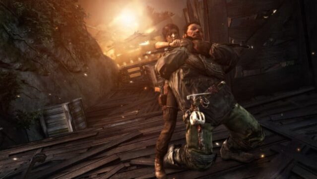 Tomb Raider Gameplay Screenshot