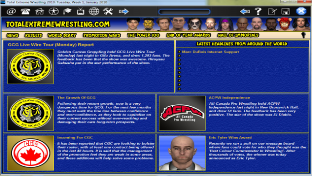 Total Extreme Wrestling 2010 Free Download gameplay