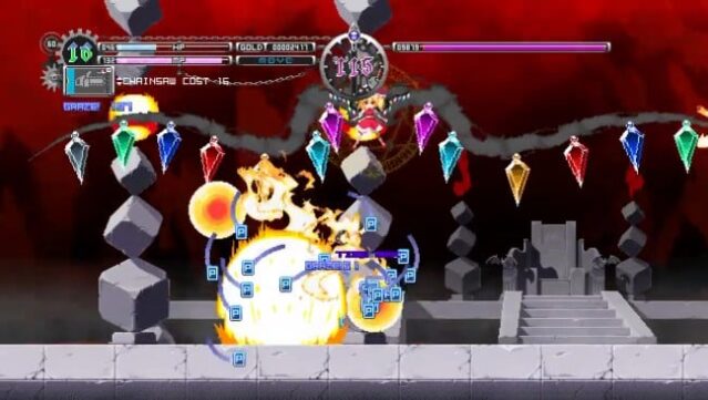 Touhou Luna Nights Gameplay Screenshot