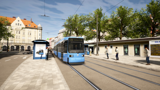 Tramsim Munich - The Tram Simulator Free Download gameplay
