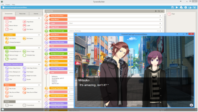 TyranoBuilder Visual Novel Studio Free Download gameplay