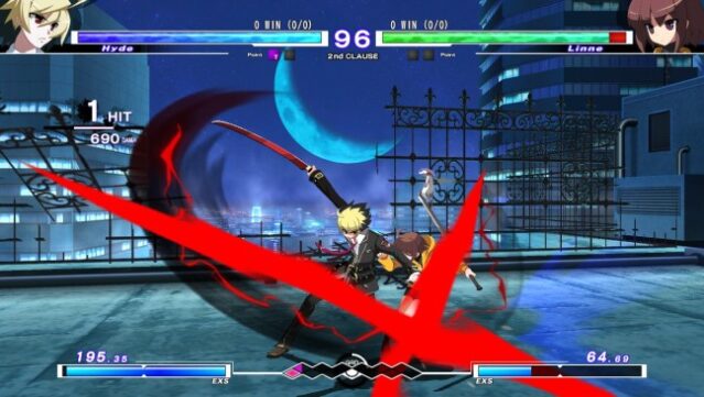 UNDER NIGHT IN-BIRTH Exe:Late Gameplay Screenshot