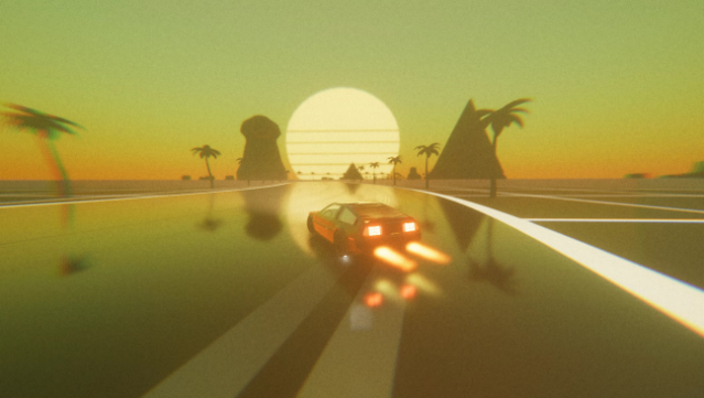 Vaporwave Drift Free Download gameplay