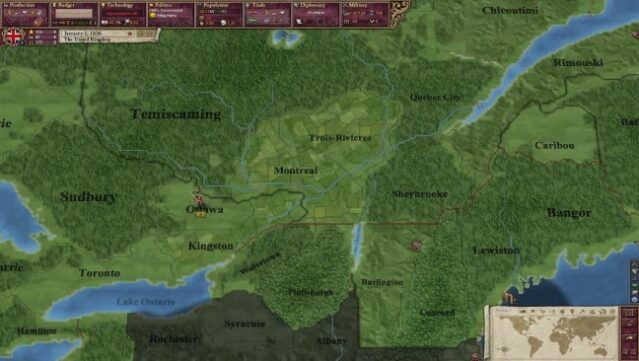 Victoria II Gameplay Screenshot
