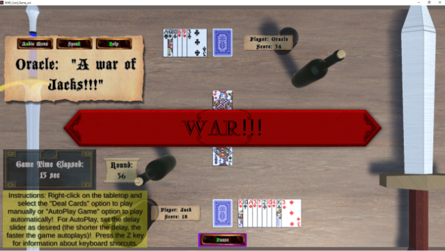 WAR Card Game_uvr Free Download gameplay