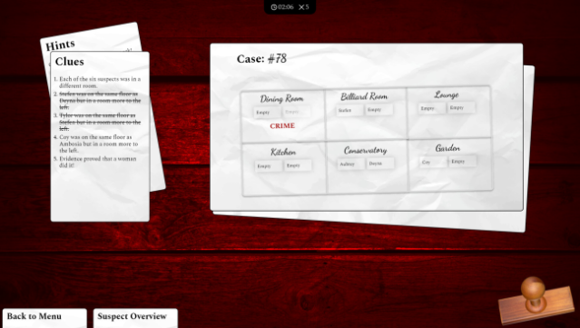Who Did It? Gameplay Screenshot