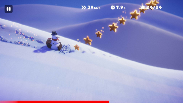 Winter Sleigh Gameplay Screenshot