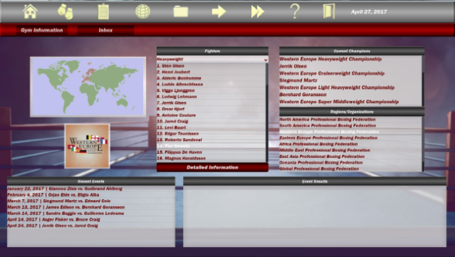 World Boxing Manager Free Download gameplay