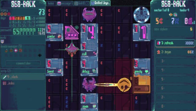 -BACK Gameplay Screenshot