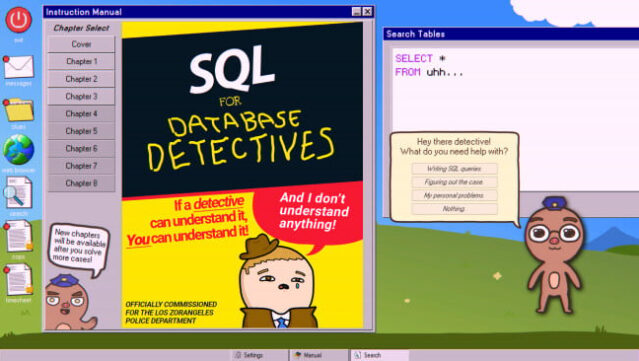 Database Detective: Minor Crimes Division Gameplay Screenshot