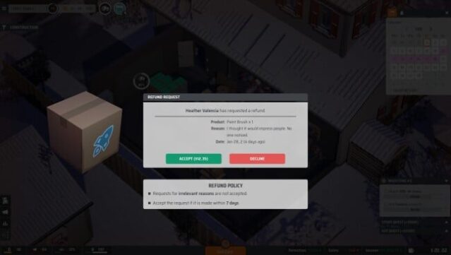E-Shop Tycoon Gameplay Screenshot