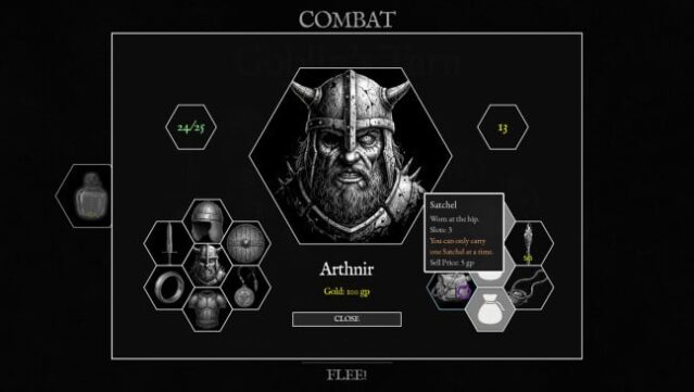 HEXCRAWL Gameplay Screenshot