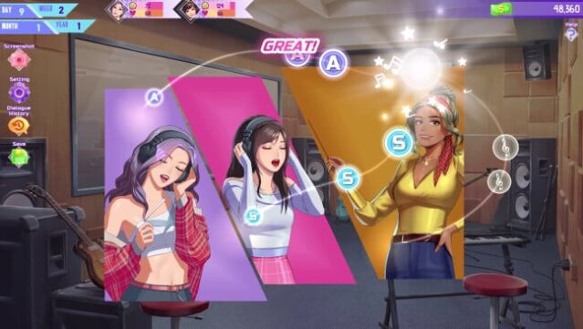 K-pop Idol Stories: Road to Debut Gameplay Screenshot