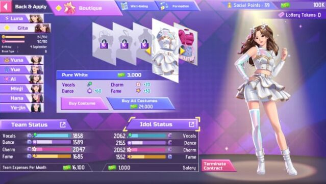 K-pop Idol Stories: Road to Debut PC Screenshot