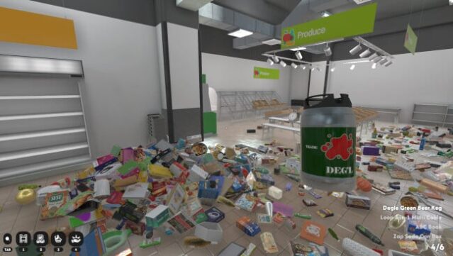 Supermarket Chaos Gameplay Screenshot