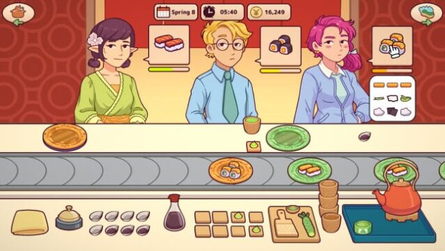 Ugoku Sushi Bar Gameplay Screenshot