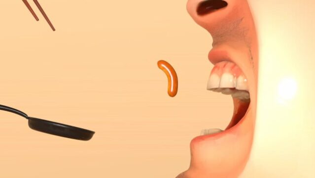 a weird game about sausage Gameplay Screenshot