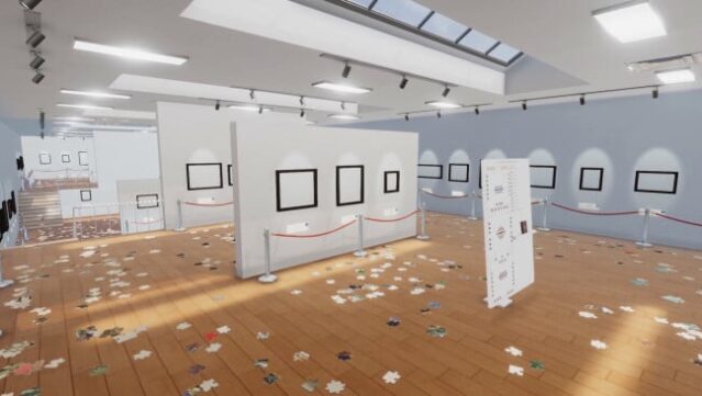 Cleaning Up The Puzzle Gallery PC Screenshot