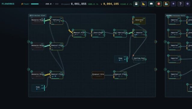 FLOWORKS Gameplay Screenshot