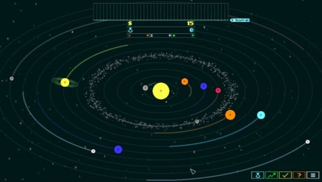Incremental Orbits Gameplay Screenshot
