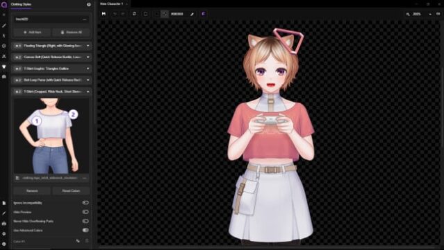 Mannequin Character Generator Gameplay Screenshot
