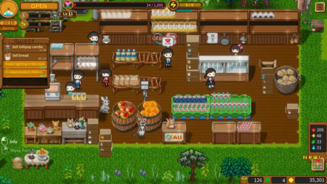 Sky End Market Gameplay Screenshot