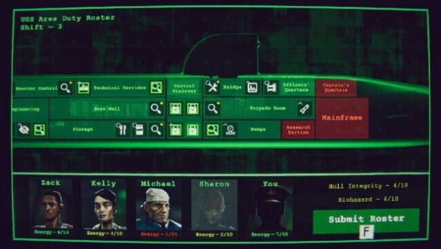 Static Dread: The Submarine Gameplay Screenshot