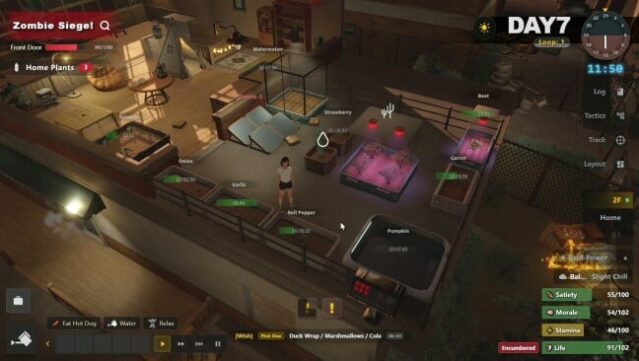 Survival Log Gameplay Screenshot