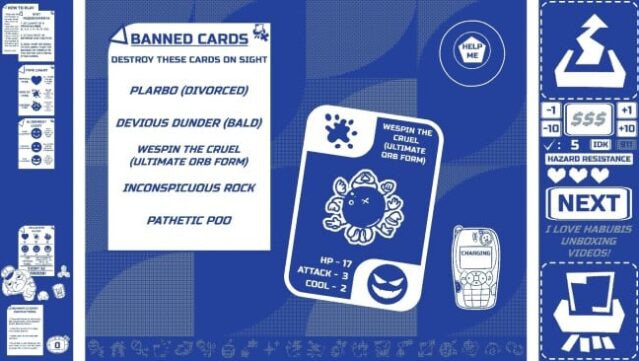 Trading Card Inspector Gameplay Screenshot