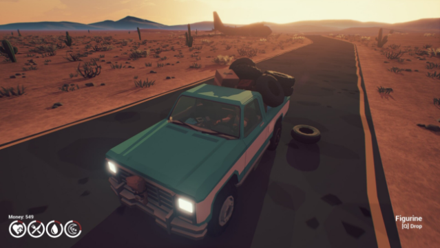 UNDER the SAND – a road trip simulator Gameplay Screenshot