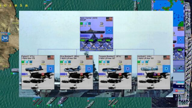 Battleships and Carriers : - Gameplay Screenshot