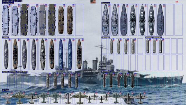Battleships and Carriers – WW2 Battleship Game Gameplay Screenshot