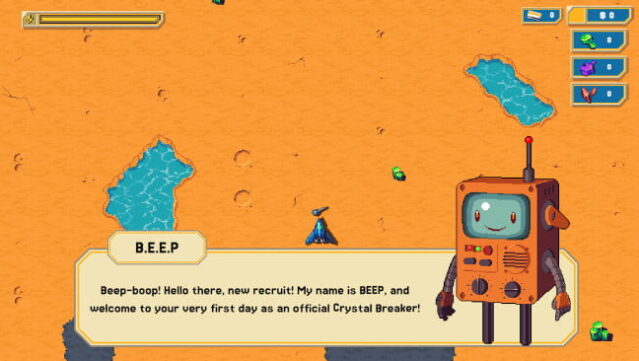 Crystal Breaker Inc Gameplay Screenshot