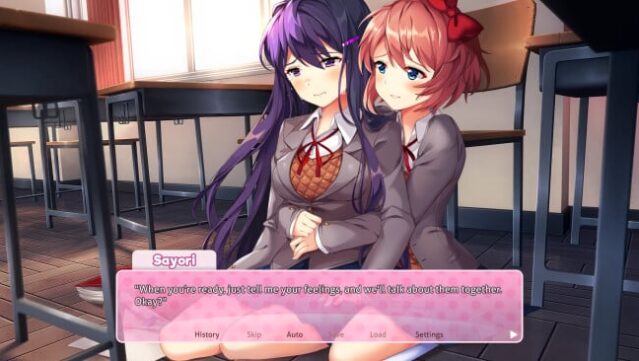Doki Doki Literature Club Plus! Gameplay Screenshot