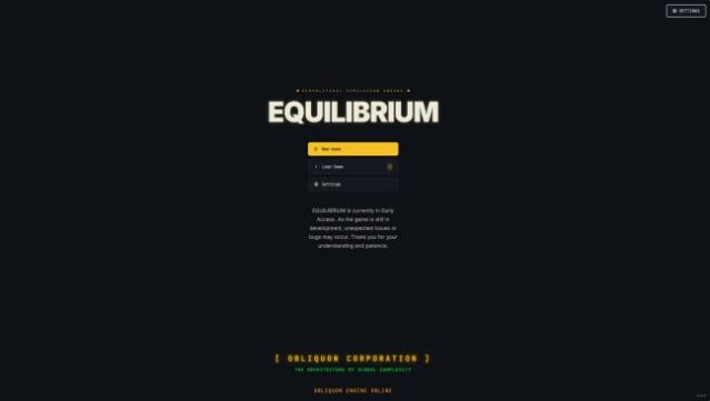 EQUILIBRIUM PC Screenshot