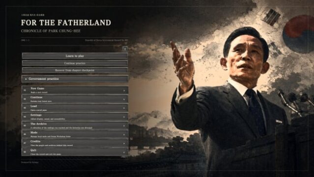 For the Fatherland: Chronicle of Park Chung-hee PC Screenshot