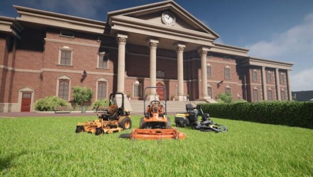 Lawn Mowing Simulator PC Screenshot