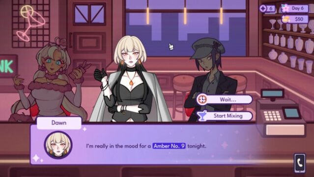Mixed Spirits: Bartender Gameplay Screenshot