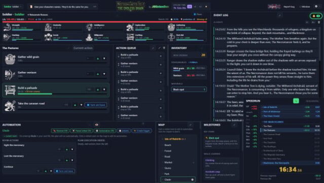 Necromancer Idle: The Endless Drain Gameplay Screenshot