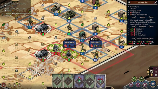 Panzer Deck Gameplay Screenshot