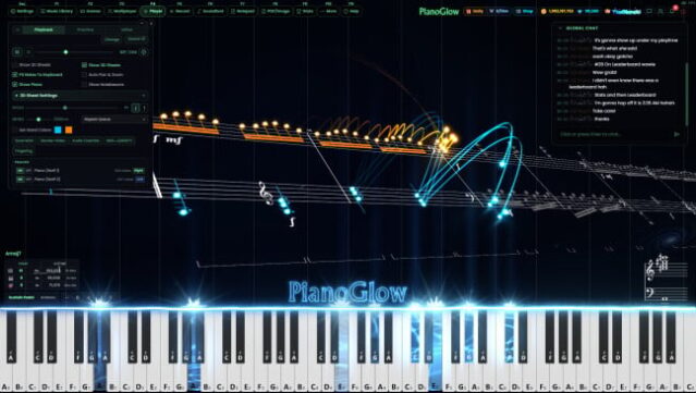 Piano Glow Gameplay Screenshot