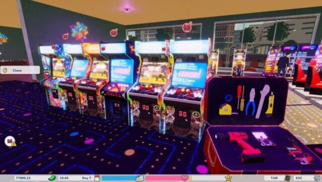 Retro Arcade Shop Simulator PC Screenshot