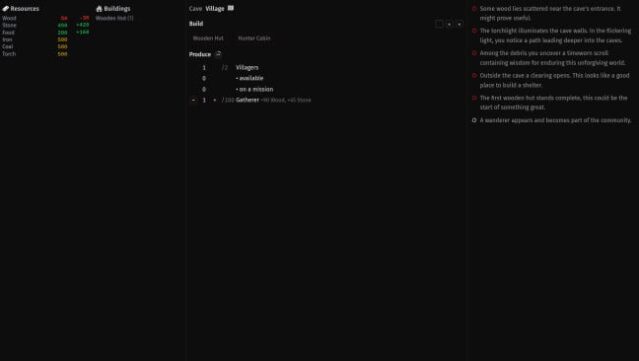 A Dark Cave PC Screenshot