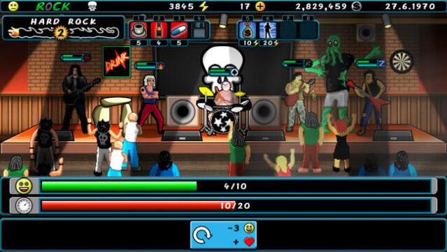 A Story of a Band Gameplay Screenshot