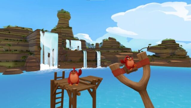 Angry Birds VR: Isle of Pigs Gameplay Screenshot