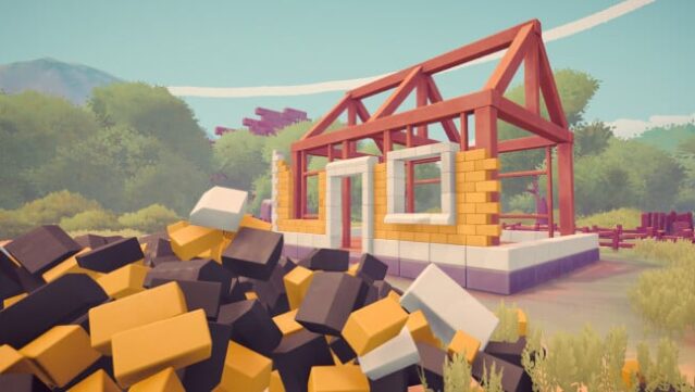 Brick by Brick: Tidy Up the Small Town! Gameplay Screenshot