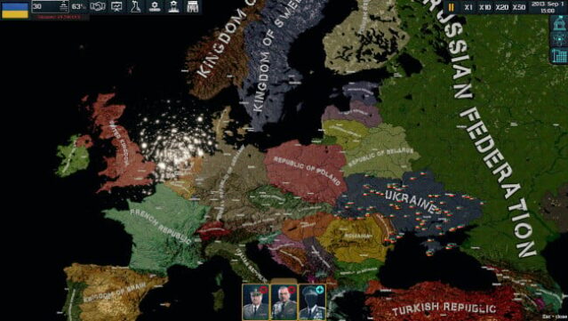 Flames in Modern Europe PC Screenshot