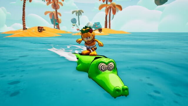 Garfield – Escape from Monday Gameplay Screenshot